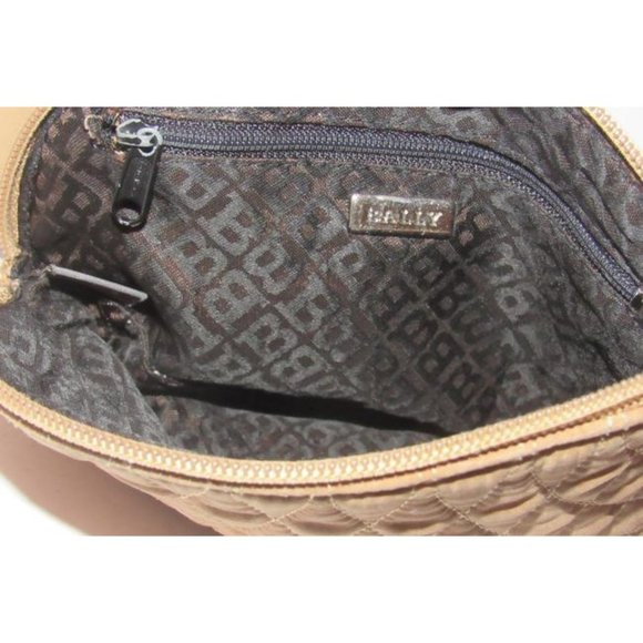 Bally Tangold Leather Chrome Belt Bag Fanny Pack Designer Wallet - Picture 2 of 11